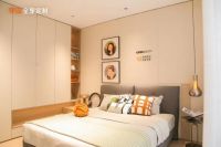 罗亚全屋定制展馆橙色风暴席卷广州建博会