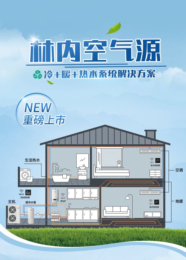 冷+暖+热水系统解决方案，四季悠享品质生活