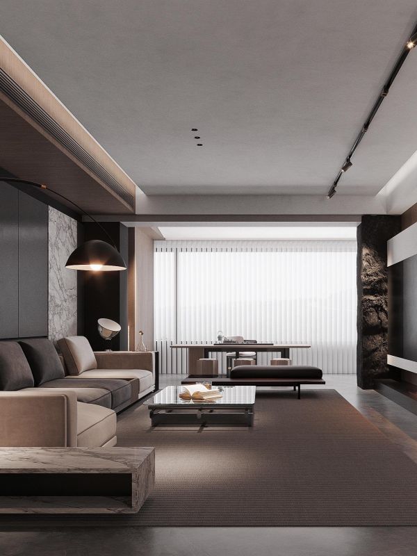 成都230m²简约风设计，高级且舒适，让人一眼就爱
