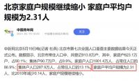 北京积分落户人数暴跌22%，越来越多人放弃北京户口了？