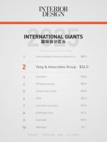 杨邦胜设计集团荣登2025国际设计巨头排行榜TOP 2