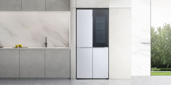 LG 全景透视窗十字四门冰箱：嵌入美学+智能科技，开启冰爽一夏