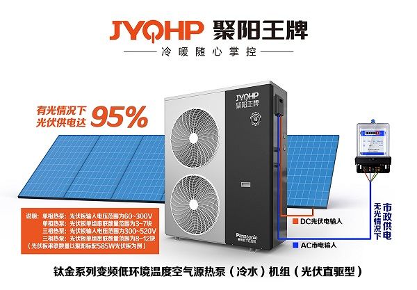 【聚阳王牌光伏直驱热泵】—— 阳光直驱，电费归零！让每一缕阳光都为你省下真金白银