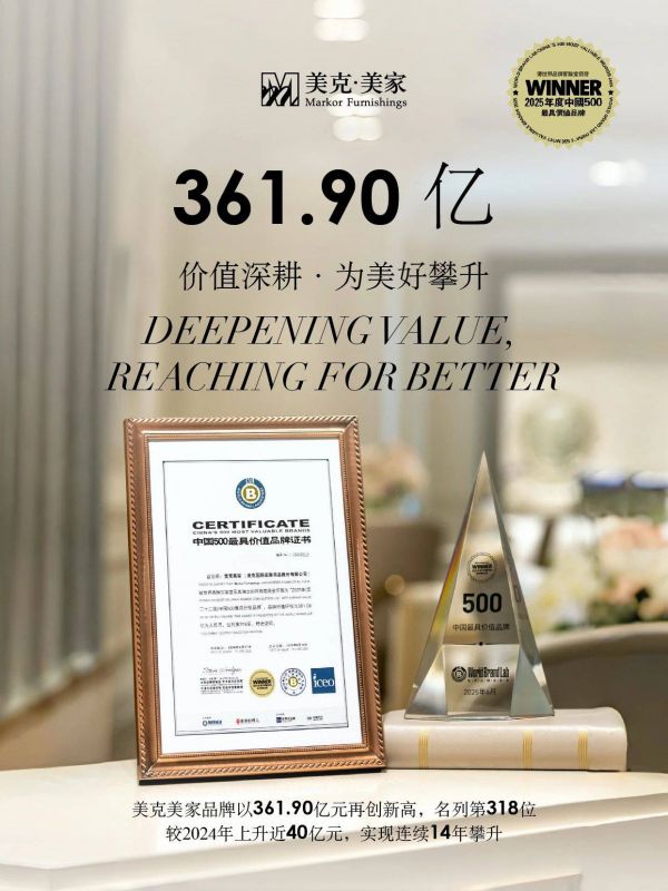 荣耀时刻丨《中国500最具价值品牌》榜单正式发布