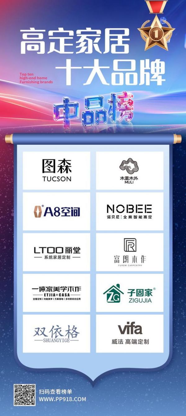 实力登榜，品质领航丨子固家原木定制荣膺“中品榜2025高定家居十大品牌”