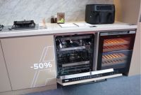 吸收空气热量洗碗!海尔厨电广交会展最节能洗碗科技