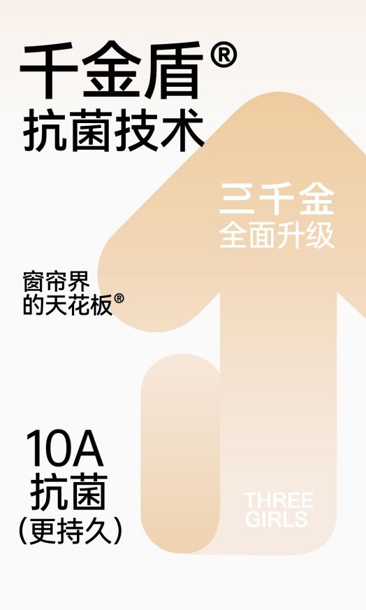 窗帘抗菌大战升级:三千金【千金盾】如何重新定义健康守护?