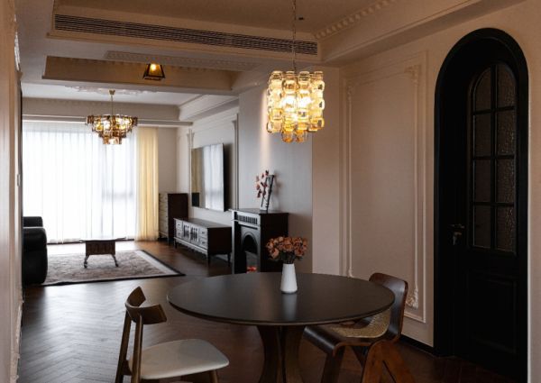 柏厨家居浙江诸暨群贤府落地案例:法式复古演绎理想家居新范式