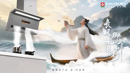 智能守护，清爽随行丨SAKURA樱花御风吸油烟机让烟火日常更轻盈