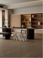 被朋友夸爆的新中式茶室，秘密居然是木纹砖！