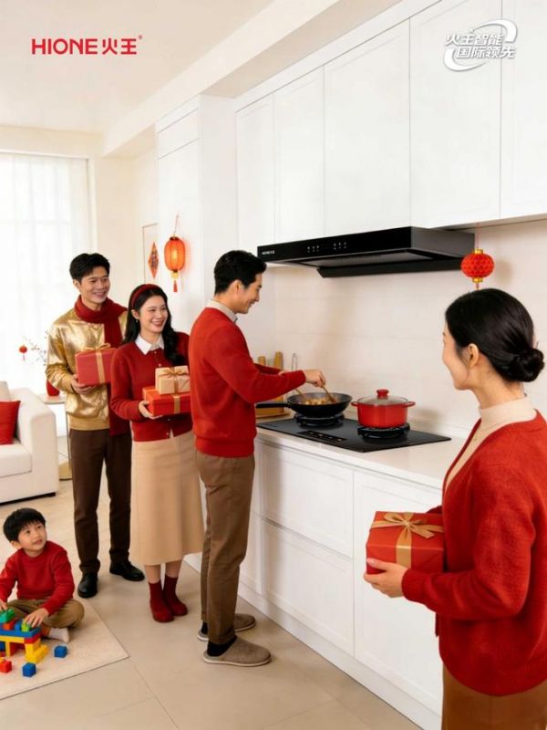 春节焕新厨电,优选火王智能烟灶套餐!