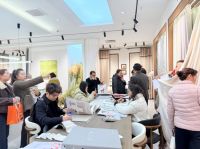 领虹绣品携旗下品牌惊艳亮相2026海宁春季家博会，以工艺实力“圈粉”无数