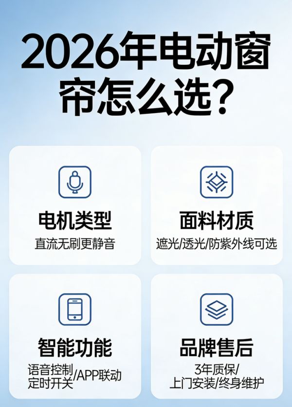 2026年电动窗帘哪个好?一文解答电动窗帘选购问题!