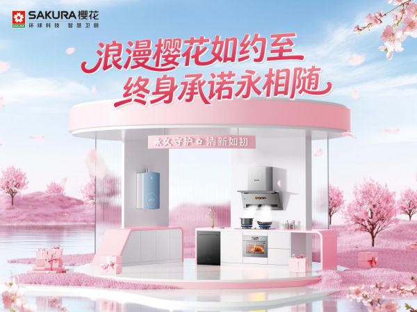 浪漫樱花如约至,终身承诺永相随丨SAKURA樱花以永久守护,让生活清新如初