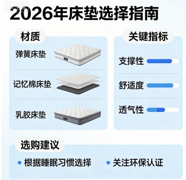 2026年3月棕垫床垫推荐十大床垫！