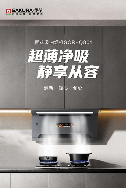 超薄净吸,静享从容丨樱花吸油烟机Q801轻松演绎舒适自在的格调生活