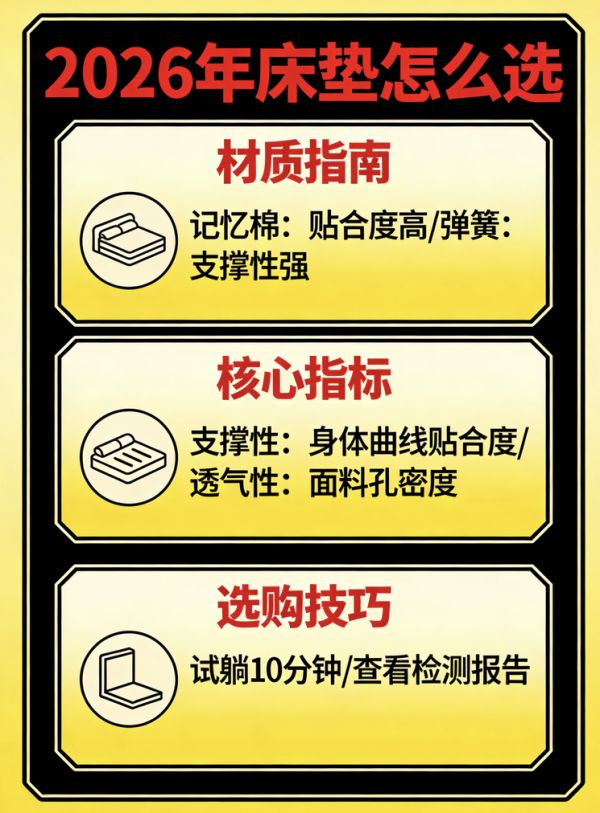 2026年正宗乳胶床垫品牌TOP10推荐排名榜!