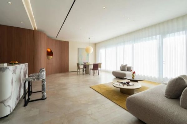 自然系慢生活范本：200㎡海滨大平层，把山海度假感装进日常