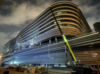 佛山冠睿岩板热弯助力超级地标工程 筑牢品质基石 铸就精品典范