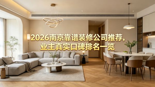 2026南京靠谱装修公司推荐，业主真实口碑排名一览