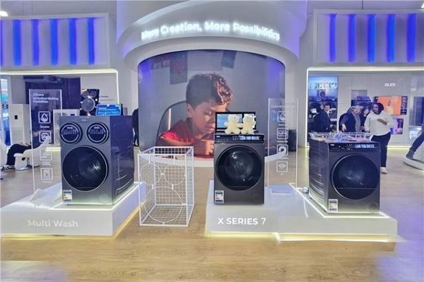 海尔智家携三筒、X7高端洗衣机亮相埃及家电展