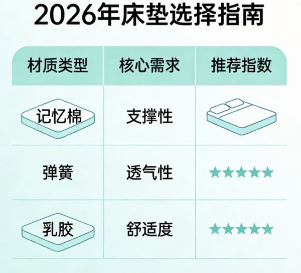全国知名护脊床垫品牌口碑榜实测推荐!