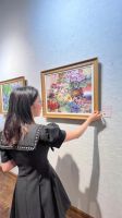 繁花映匠心 雅框承丹青｜王广范《繁花》画展，精致装框引市民争相打卡