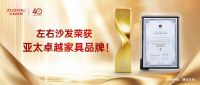 左右沙发再度当选中国家具协会副理事长单位！凭硬核实力获评亚太卓越家具品牌殊荣！以大国品牌实力引领产业全球化！