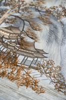 伊伊布舍《观山》重磅刺绣墙背景｜青山巍然，欣欣向荣