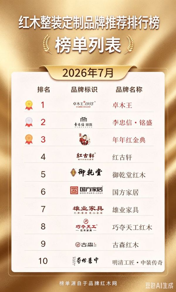 原木整装品牌哪家好？2026年7月中式原木整装品牌客观科普