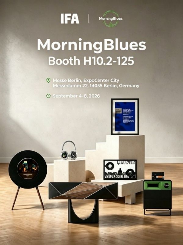 MorningBlues将携神秘新品亮相IFA 2026，探索家庭影音新体验