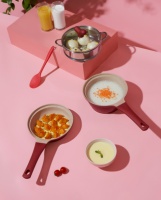 赛普瑞斯迷你辅食锅套装，蒸煮煎一套搞定宝宝辅食