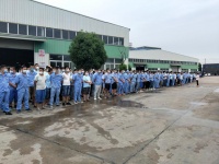 千川木门湖北生产基地开展消防演习进现场活动