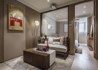 76平现代风，虽然是不规则户型，但装非常好看