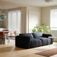 久盛地板|炎炎夏日，吹来原木色地板治愈风