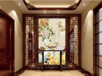 玄关迎门墙挂什么画合适，我图网古风字画分享给你