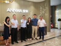 京东家居事业部领导莅临安华卫浴总部参观交流