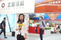 北新建材陈燕：多渠道打造“网红”龙牌涂料 自呼吸——无机环保涂料惊艳涂料展