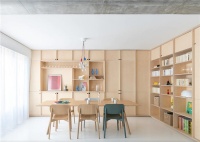 现代系原木公寓，童话般的素色世界