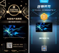 强大品力获行业、用户认可，酷开电视P70系列连连获奖