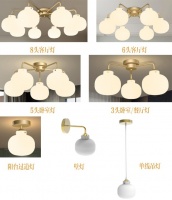 白玉磨砂，无二造型，宜美雪人系列吸顶吊灯上市
