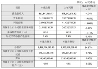 名雕股份发布2020年度业绩快报：受疫情影响，营业总收入下降4.04%