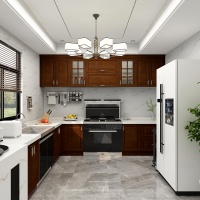 优格橱柜 | 把下厨变成享受，这款实木厨房唤醒你的生活质感