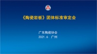 首个中国《陶瓷岩板》产品标准通过专家审定