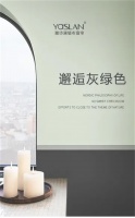 【YASLAN】邂逅清新灰绿色 让呼吸更为舒心