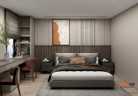 优格全屋定制 |  一套意式轻奢风卧室案例，送给精致生活的你！