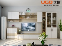 优格全屋定制 | 听我的，就算是客厅再小，也要把电视柜装好