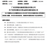 定制快讯|好莱客使用闲置自有资金委托理财