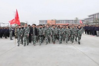 法狮龙以全员军训大会开启2022年新征程