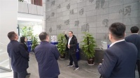 菏泽城建集团领导莅临顺辉瓷砖·岩板参观考察